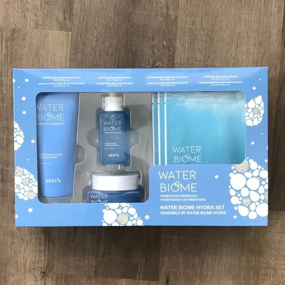 Skin care set cleanser masks SKIN79 Water biome hydra SET self care skin regime